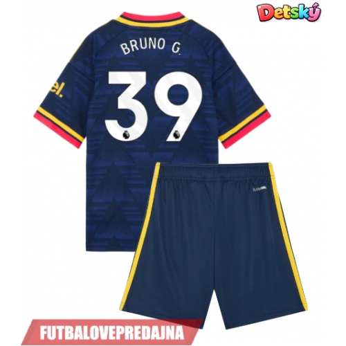 Lacne Dětský Futbalové dres Arsenal Bruno Guimaraes #39 2026-27 Krátky Rukáv - Preč (+ trenírky)